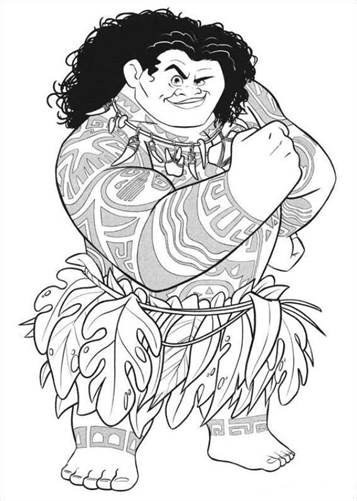 Kids-n-fun.com | 20 coloring pages of Moana